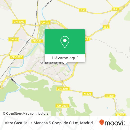 Mapa Vitra Castilla La Mancha S.Coop. de C-Lm