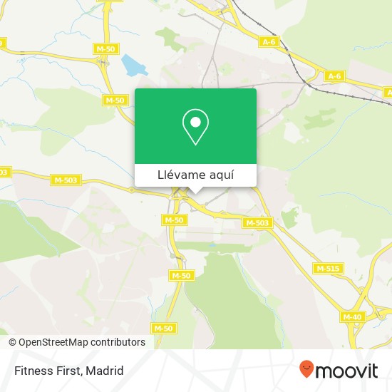 Mapa Fitness First