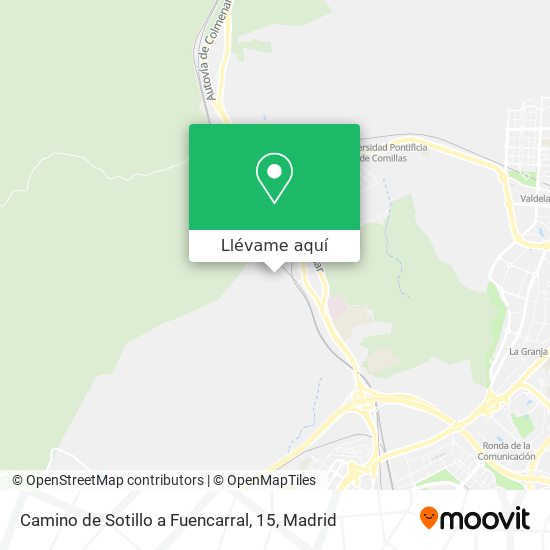 Mapa Camino de Sotillo a Fuencarral, 15