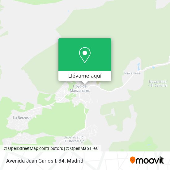 Mapa Avenida Juan Carlos I, 34