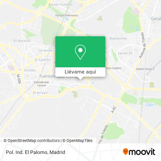 Mapa Pol. Ind. El Palomo