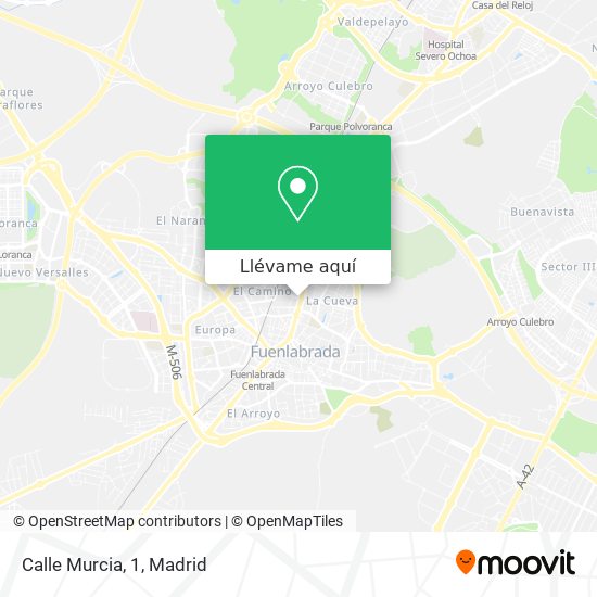 Mapa Calle Murcia, 1