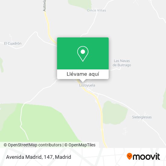 Mapa Avenida Madrid, 147