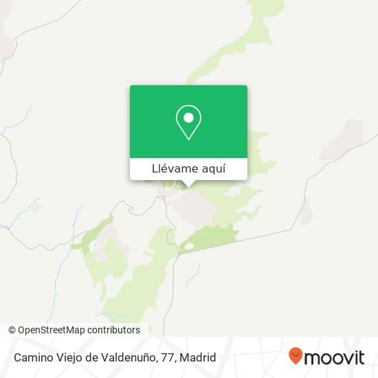 Mapa Camino Viejo de Valdenuño, 77