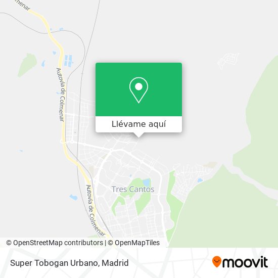 Mapa Super Tobogan Urbano