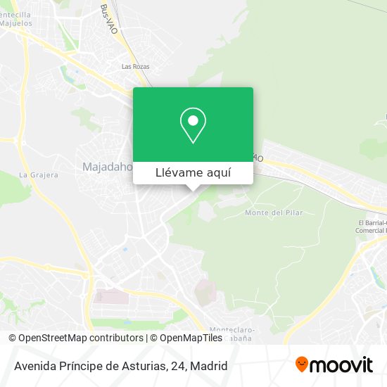 Mapa Avenida Príncipe de Asturias, 24