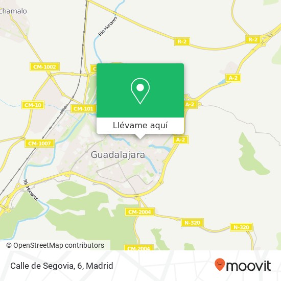 Mapa Calle de Segovia, 6