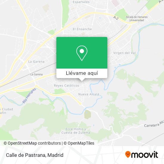 Mapa Calle de Pastrana