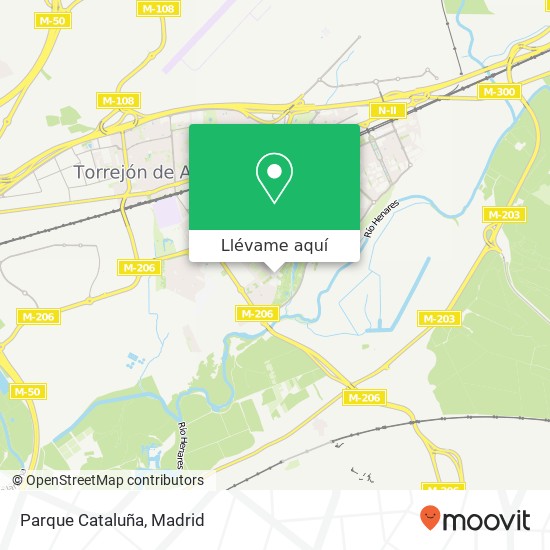 Mapa Parque Cataluña