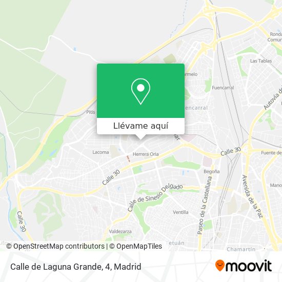 Mapa Calle de Laguna Grande, 4