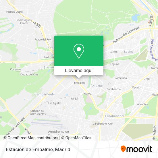 Mapa Estación de Empalme