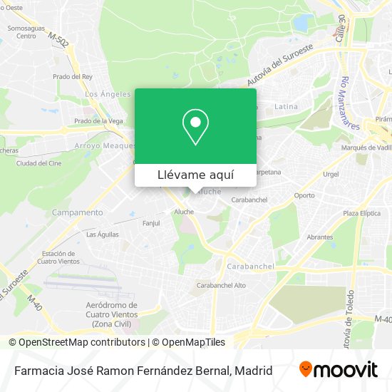 Mapa Farmacia José Ramon Fernández Bernal