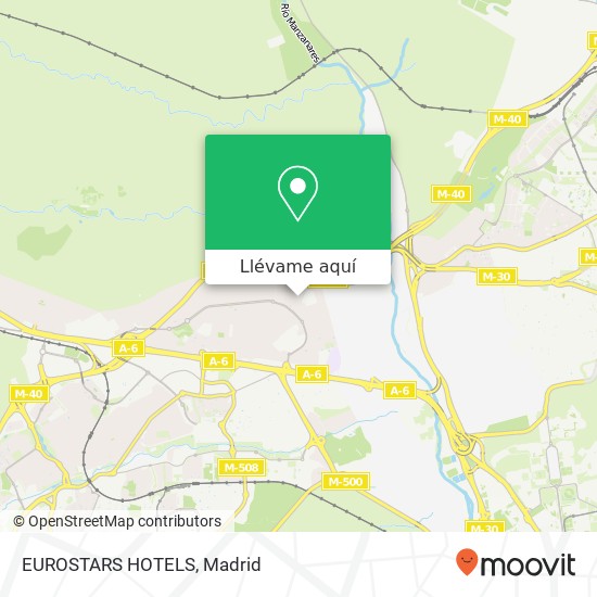 Mapa EUROSTARS HOTELS