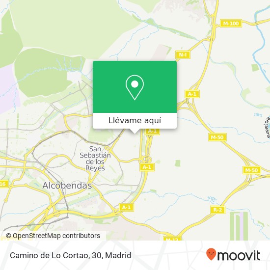 Mapa Camino de Lo Cortao, 30
