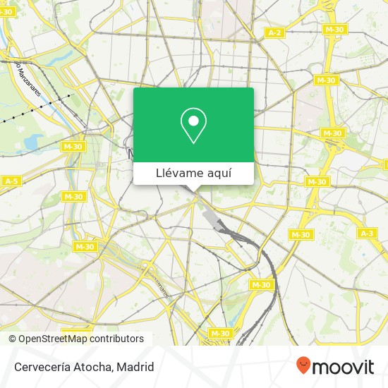 Mapa Cervecería Atocha