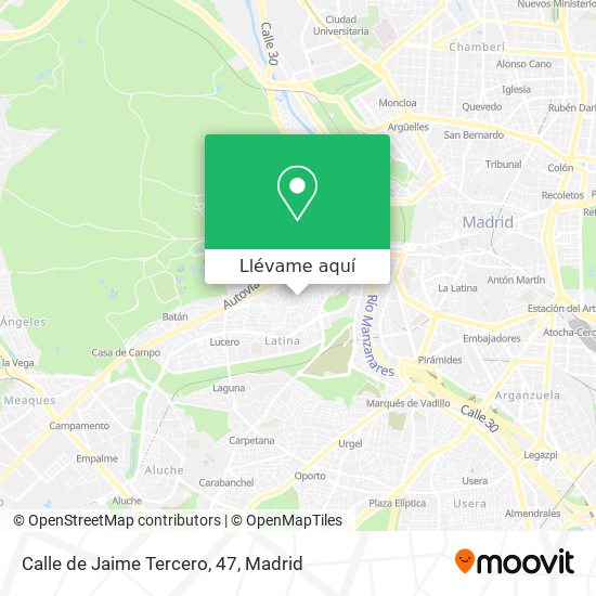 Mapa Calle de Jaime Tercero, 47