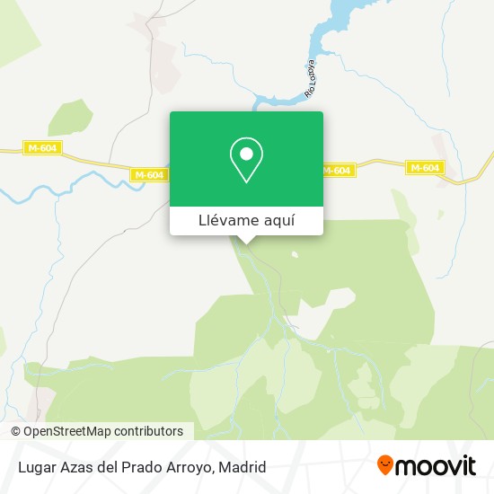 Mapa Lugar Azas del Prado Arroyo