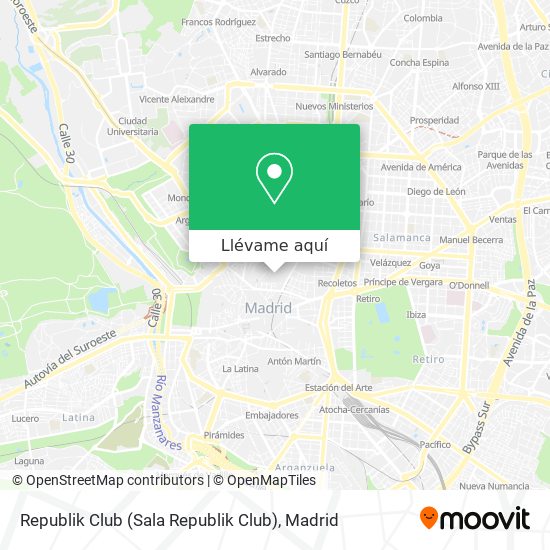 Mapa Republik Club (Sala Republik Club)