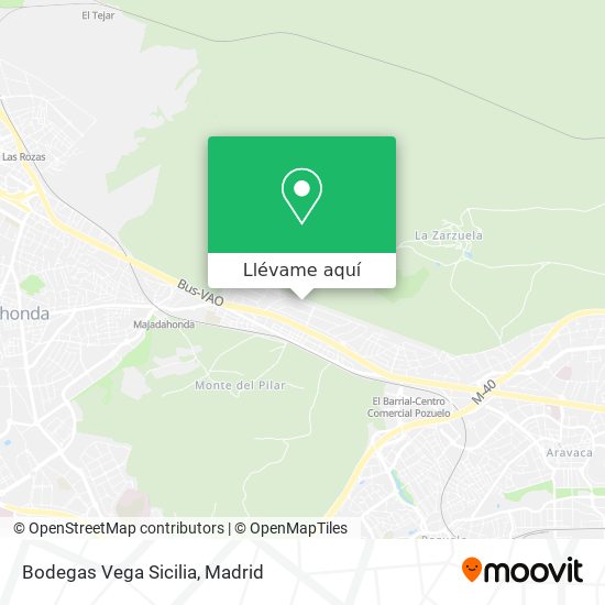 Mapa Bodegas Vega Sicilia