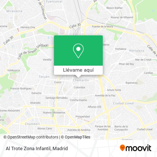 Mapa Al Trote Zona Infantil