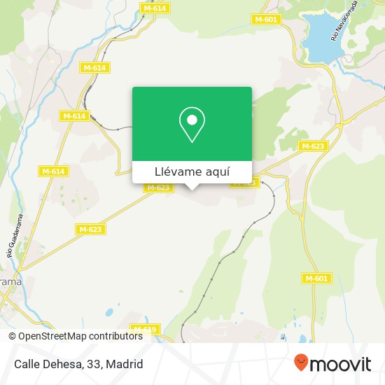 Mapa Calle Dehesa, 33