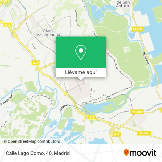 Mapa Calle Lago Como, 40