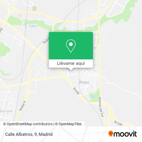 Mapa Calle Albatros, 9