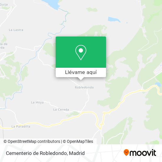 Mapa Cementerio de Robledondo