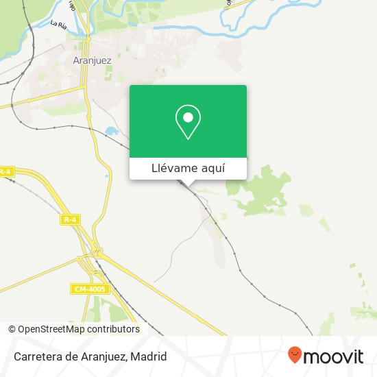 Mapa Carretera de Aranjuez