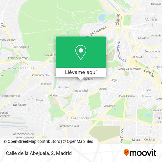 Mapa Calle de la Abejuela, 2