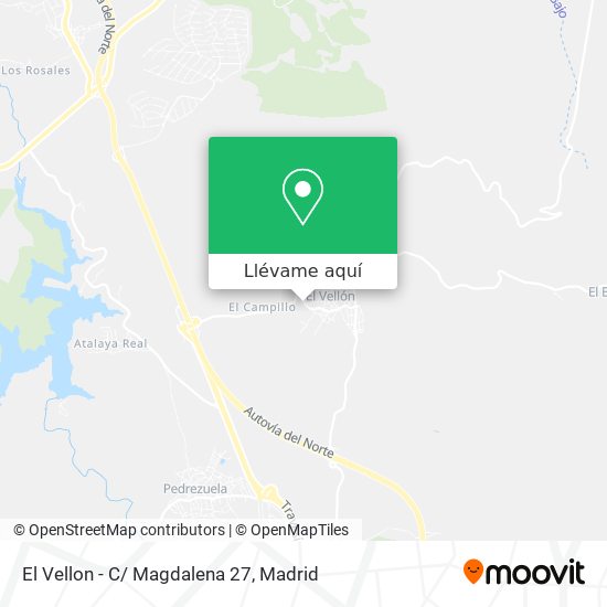 Mapa El Vellon - C/ Magdalena 27