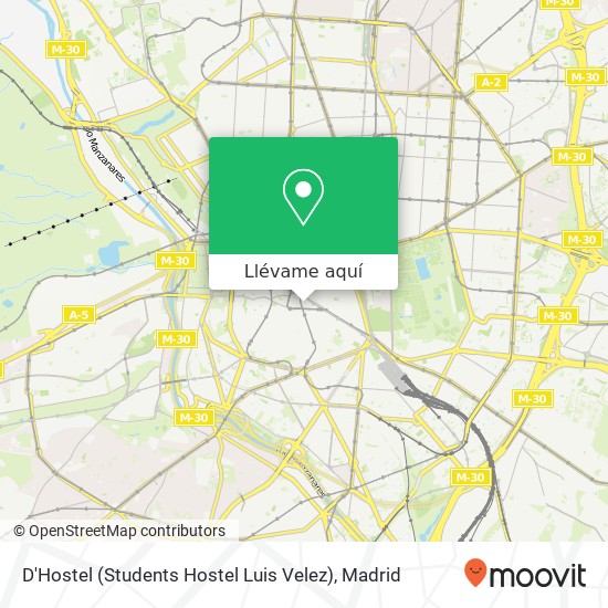 Mapa D'Hostel (Students Hostel Luis Velez)