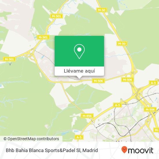 Mapa Bhb Bahia Blanca Sports&Padel Sl