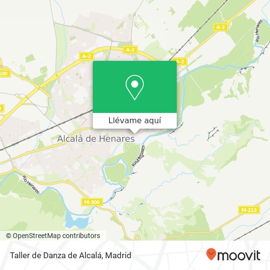 Mapa Taller de Danza de Alcalá