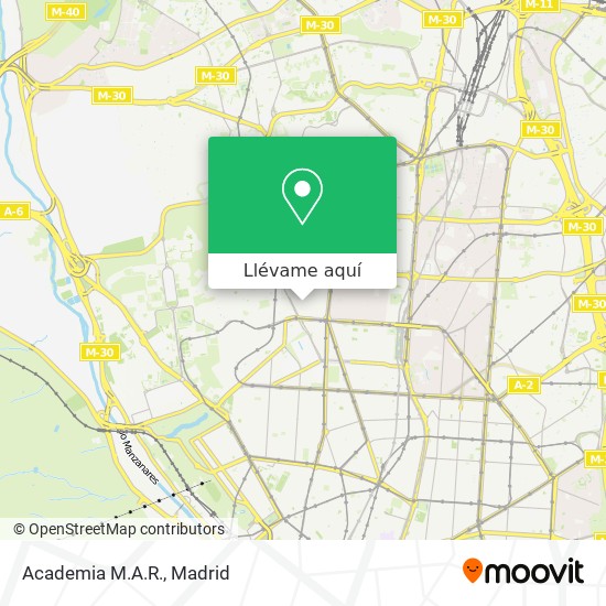 Mapa Academia M.A.R.