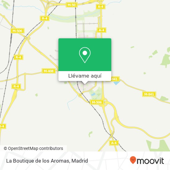 Mapa La Boutique de los Aromas