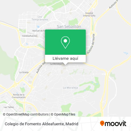 Mapa Colegio de Fomento Aldeafuente