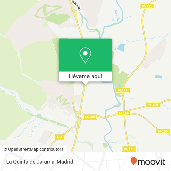 Mapa La Quinta de Jarama