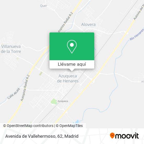 Mapa Avenida de Vallehermoso, 62