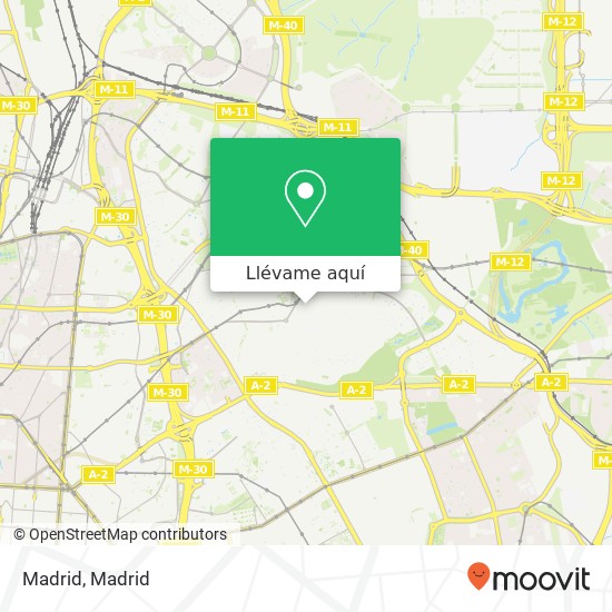 Mapa Madrid