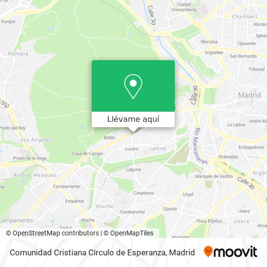 Mapa Comunidad Cristiana Círculo de Esperanza