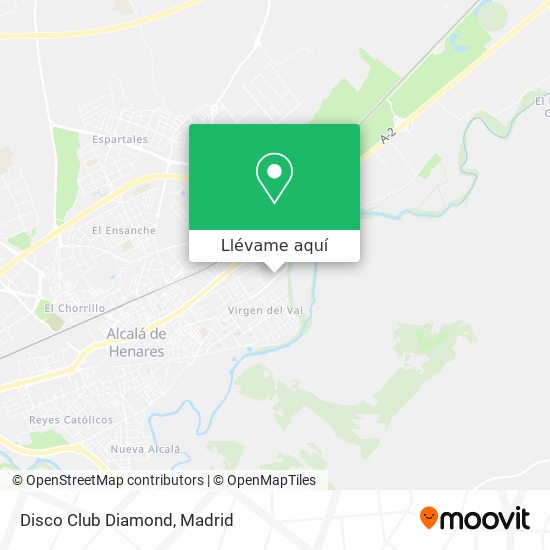Mapa Disco Club Diamond