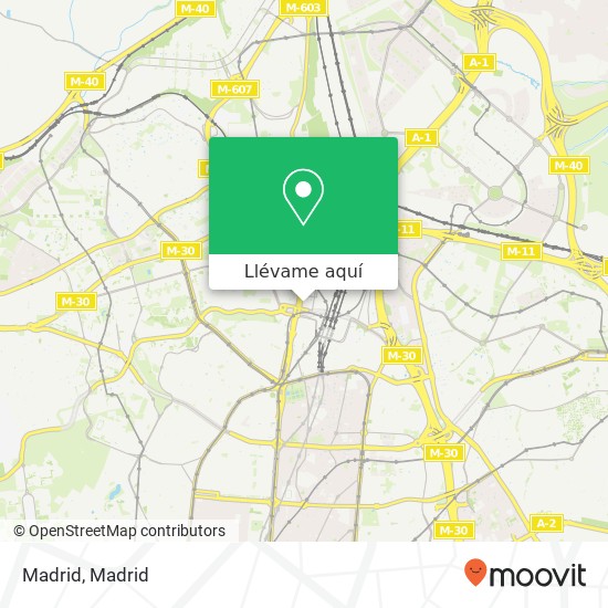 Mapa Madrid