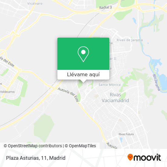 Mapa Plaza Asturias, 11