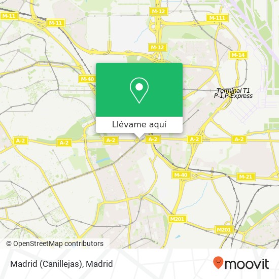 Mapa Madrid (Canillejas)