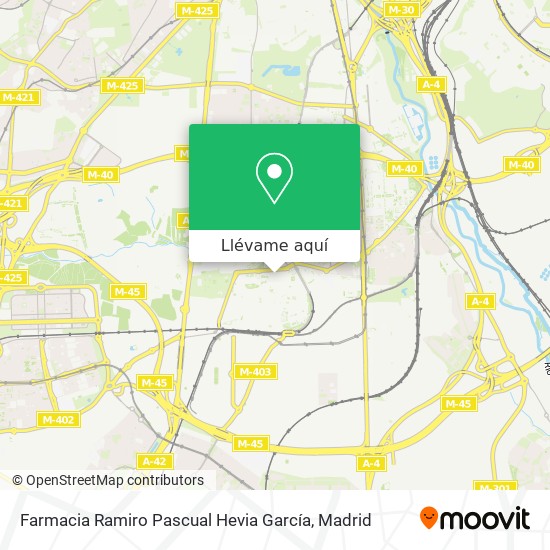 Mapa Farmacia Ramiro Pascual Hevia García