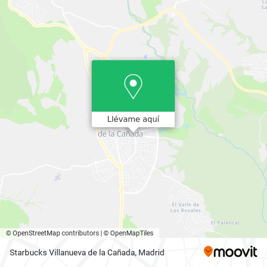 Mapa Starbucks Villanueva de la Cañada