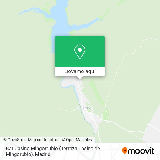 Mapa Bar Casino Mingorrubio (Terraza Casino de Mingorubio)