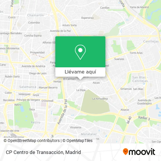 Mapa CP Centro de Transacción