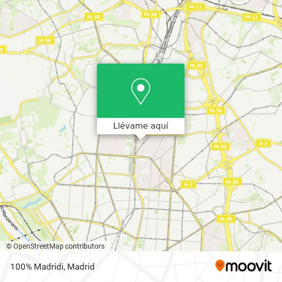 Mapa 100% Madridi